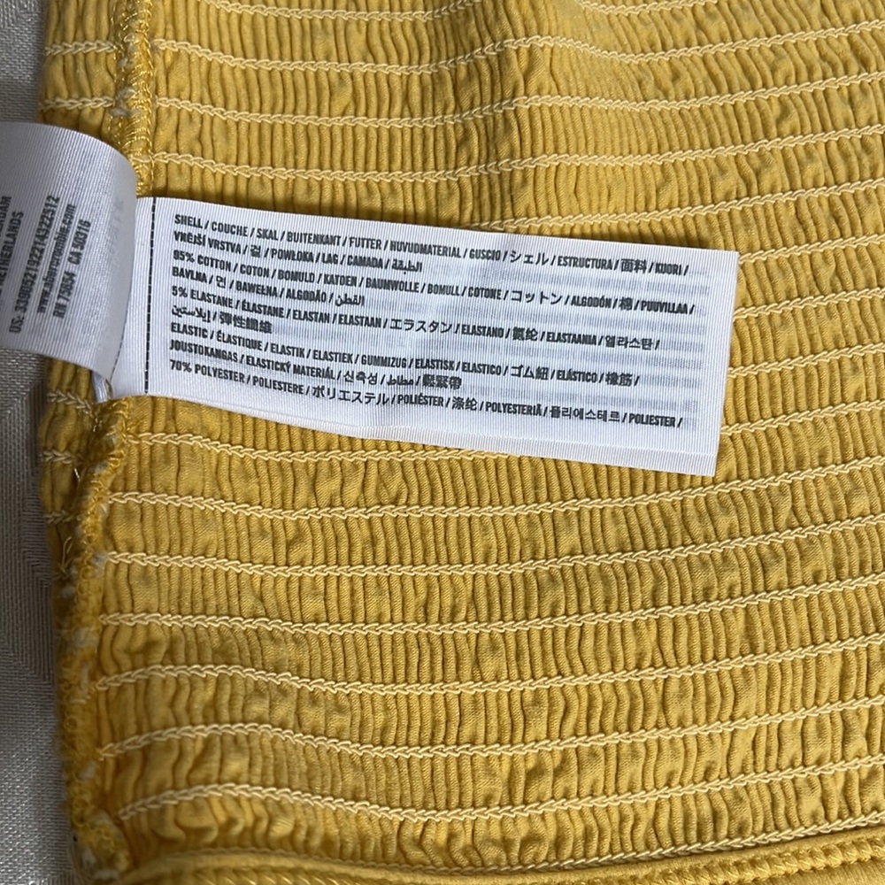 Yellow ruched crop top from Hollister - Picture 5 of 5